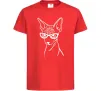 Детская футболка Serious sphinx Красный Детская футболка Serious sphinx Красный фото