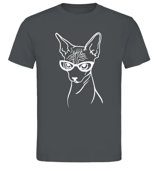 Чоловіча футболка Serious sphinx Графіт фото