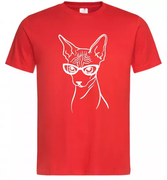 Чоловіча футболка Serious sphinx Червоний фото