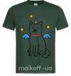 Мужская футболка Shiba unicorn Темно-зеленый фото