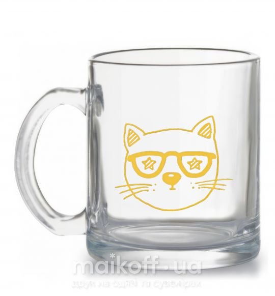 Чашка скляна Starcat Прозорий фото