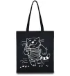 Эко-сумка Кіт матрос Черный фото