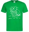 Мужская футболка Кіт матрос Зеленый Мужская футболка Кіт матрос Зеленый фото