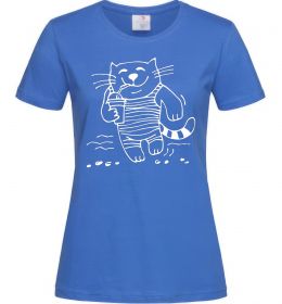 Жіноча футболка Кіт матрос Жіноча футболка Кіт матрос