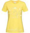 Жіноча футболка Kitty space Лимонний фото