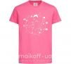 Детская футболка Kitty space Ярко-розовый фото