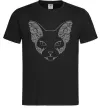 Чоловіча футболка Decorative sphynx cat Чорний Чоловіча футболка Decorative sphynx cat Чорний фото