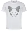 Чоловіча футболка Decorative sphynx cat Білий Чоловіча футболка Decorative sphynx cat Білий фото