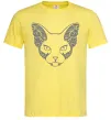 Чоловіча футболка Decorative sphynx cat Лимонний Чоловіча футболка Decorative sphynx cat Лимонний фото