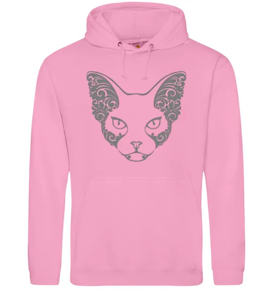 Чоловіча толстовка (худі) Decorative sphynx cat Рожевий фото