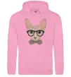 Мужская толстовка (худи) Сфінкс з метеликом Розовый фото