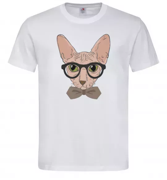 Мужская футболка Сфінкс з метеликом Белый фото