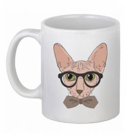 Чашка керамічна Сфінкс з метеликом