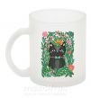 Чашка скляна Весенний кот Фроузен фото