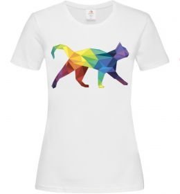 Жіноча футболка Яскравий кіт