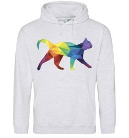 Мужская толстовка (худи) Яскравий кіт