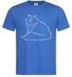 Чоловіча футболка Persian Яскраво-синій фото