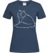 Жіноча футболка Persian Темно-синій фото