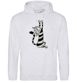 Чоловіча толстовка (худі) Stratching cat