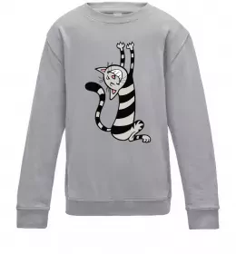 Детский Свитшот Not today cat Солнечно желтый фото