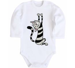 Детский боди Stratching cat