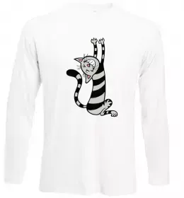Лонгслив Ramen cat Белый фото Лонгслив Ramen cat Белый фото