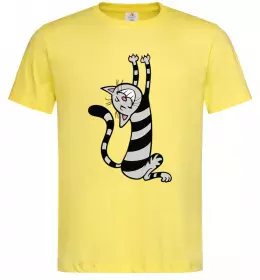 Мужская футболка Maine Coon cat Красный фото Мужская футболка Maine Coon cat Красный фото