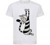 Детская футболка Stratching cat Белый фото