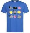 Мужская футболка Котики Ярко-синий Мужская футболка Котики Ярко-синий фото