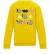 Детский Свитшот Котики Солнечно желтый фото
