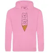 Жіноча толстовка (худі) Морозиво з котів Рожевий фото