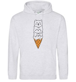 Жіноча толстовка (худі) Морозиво з котів Жіноча толстовка (худі) Морозиво з котів