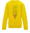Детский Свитшот Морозиво з котів Солнечно желтый фото