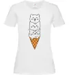 Женская футболка Морозиво з котів Белый фото
