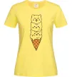 Женская футболка Морозиво з котів Лимонный фото