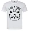Чоловіча футболка I am a cool cat Білий фото