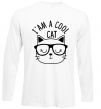 Реглан I am a cool cat Білий фото