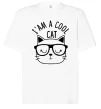 Футболка Оверсайз I am a cool cat Білий фото