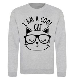 Свитшот I am a cool cat