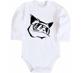 Детский боди Крутий кіт