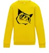Детский Свитшот Крутий кіт Солнечно желтый фото