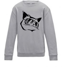 Детский Свитшот Крутий кіт