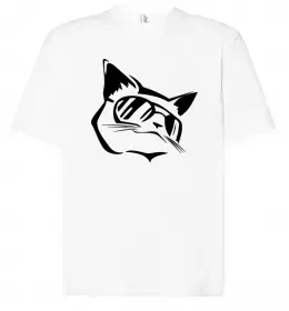 Футболка Оверсайз ШТРИХ-КОТ Белый фото