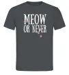 Чоловіча футболка Meow or never Графіт фото
