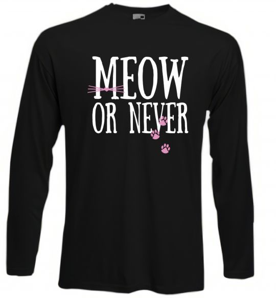 Реглан Meow or never Чорний фото