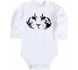 Детский боди Cat portrait