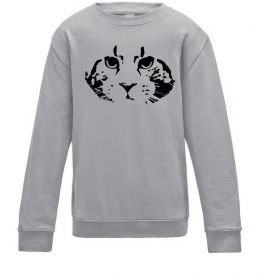 Дитячий світшот Cat portrait