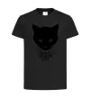 Детская футболка Black black cat Черный фото