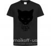 Детская футболка Black black cat Черный фото