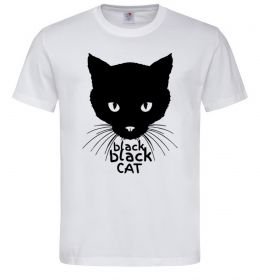 Мужская футболка Black black cat